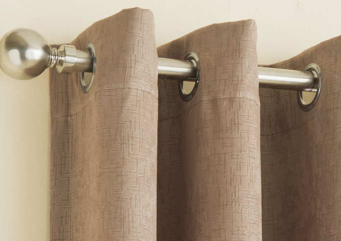 Vogue Eyelet, Latte - Ready Made Curtains - Image 9